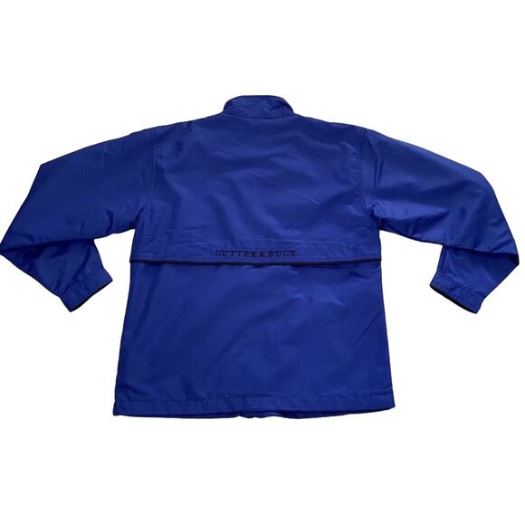 Cutter & Buck Women's Jacket Small Blue Vented Golf Jacket Pockets Full Zip‎ EUC - Picture 3 of 5